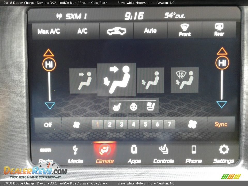 2018 Dodge Charger Daytona 392 IndiGo Blue / Brazen Gold/Black Photo #23