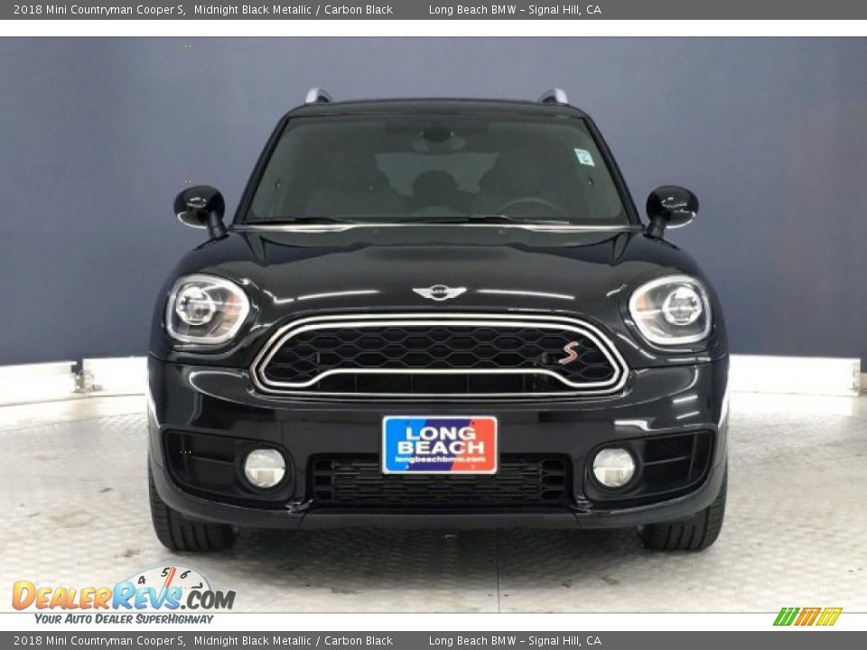 2018 Mini Countryman Cooper S Midnight Black Metallic / Carbon Black Photo #2