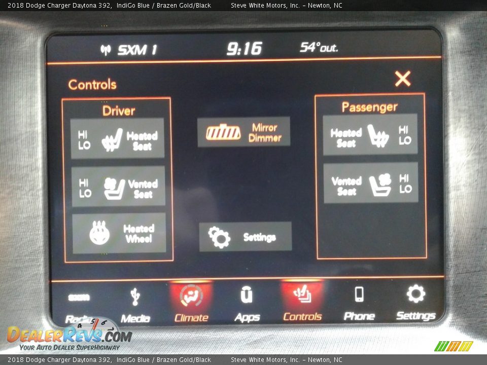 2018 Dodge Charger Daytona 392 IndiGo Blue / Brazen Gold/Black Photo #24