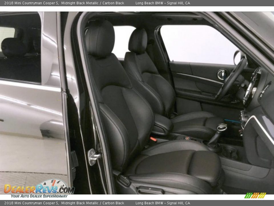 2018 Mini Countryman Cooper S Midnight Black Metallic / Carbon Black Photo #6