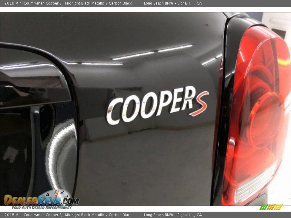 2018 Mini Countryman Cooper S Midnight Black Metallic / Carbon Black Photo #7
