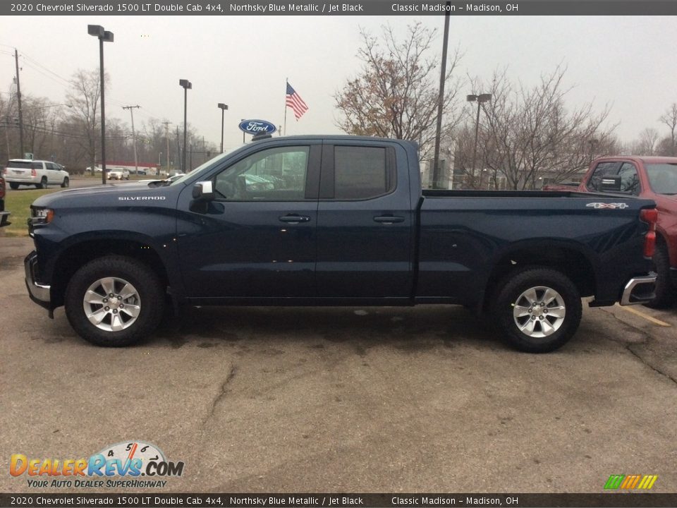 2020 Chevrolet Silverado 1500 LT Double Cab 4x4 Northsky Blue Metallic / Jet Black Photo #6