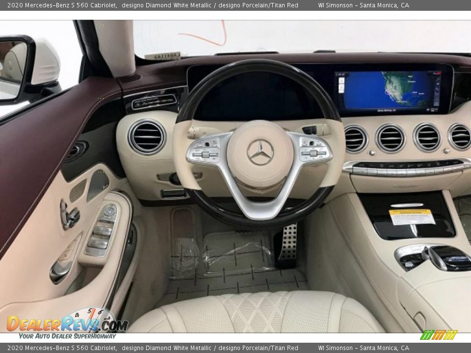 2020 Mercedes-Benz S 560 Cabriolet Steering Wheel Photo #4