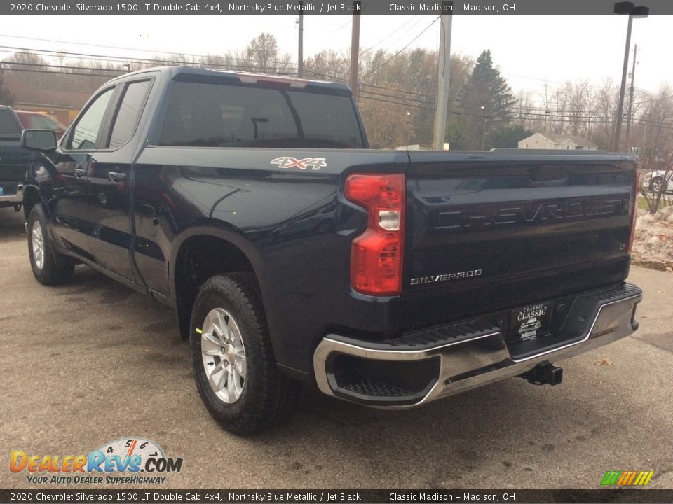2020 Chevrolet Silverado 1500 LT Double Cab 4x4 Northsky Blue Metallic / Jet Black Photo #7