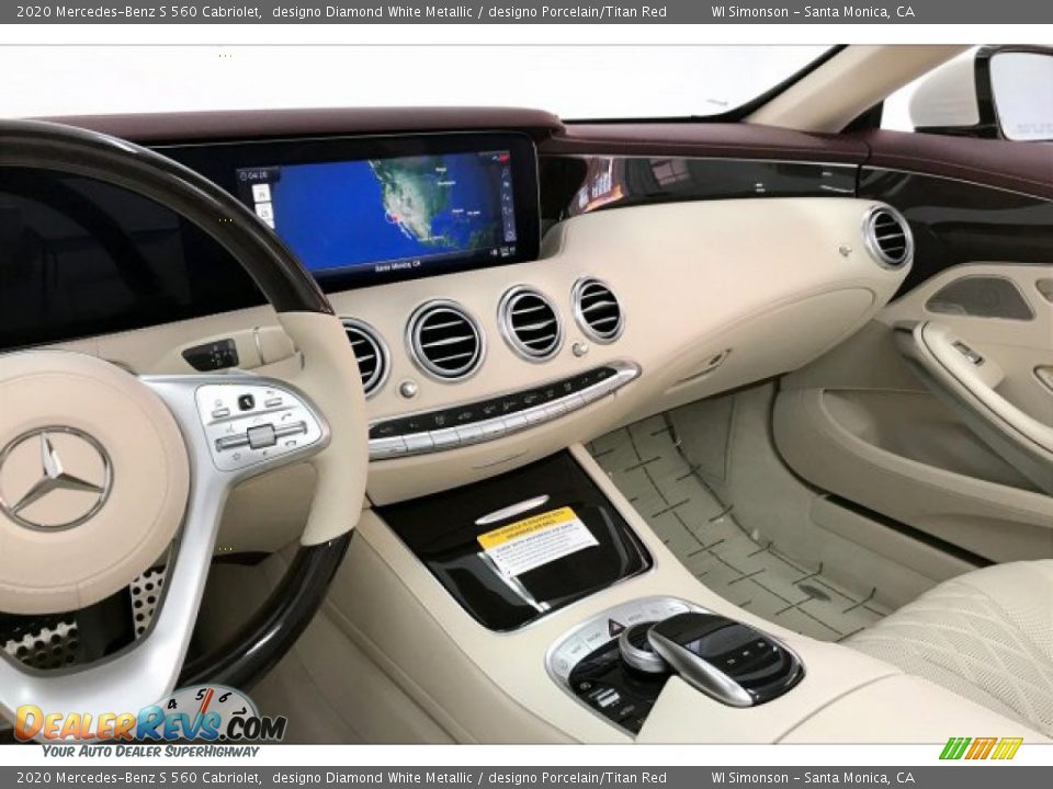 Dashboard of 2020 Mercedes-Benz S 560 Cabriolet Photo #5