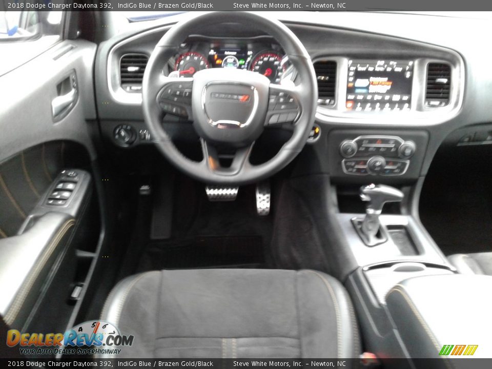2018 Dodge Charger Daytona 392 IndiGo Blue / Brazen Gold/Black Photo #33