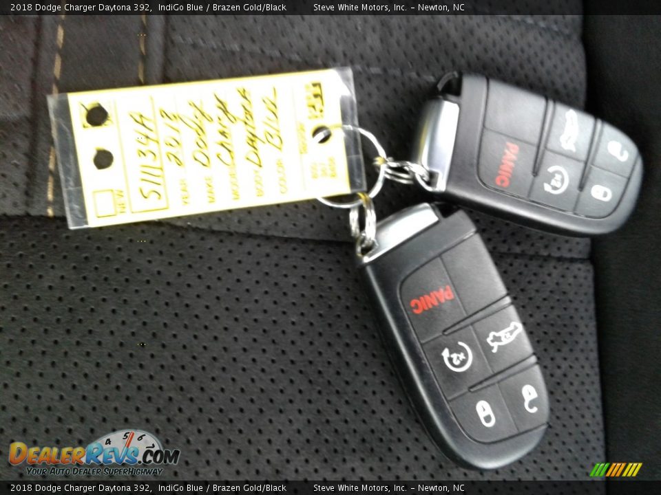 2018 Dodge Charger Daytona 392 IndiGo Blue / Brazen Gold/Black Photo #34