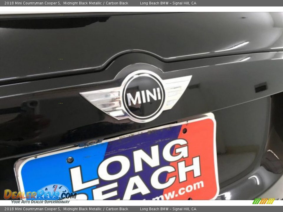 2018 Mini Countryman Cooper S Midnight Black Metallic / Carbon Black Photo #23