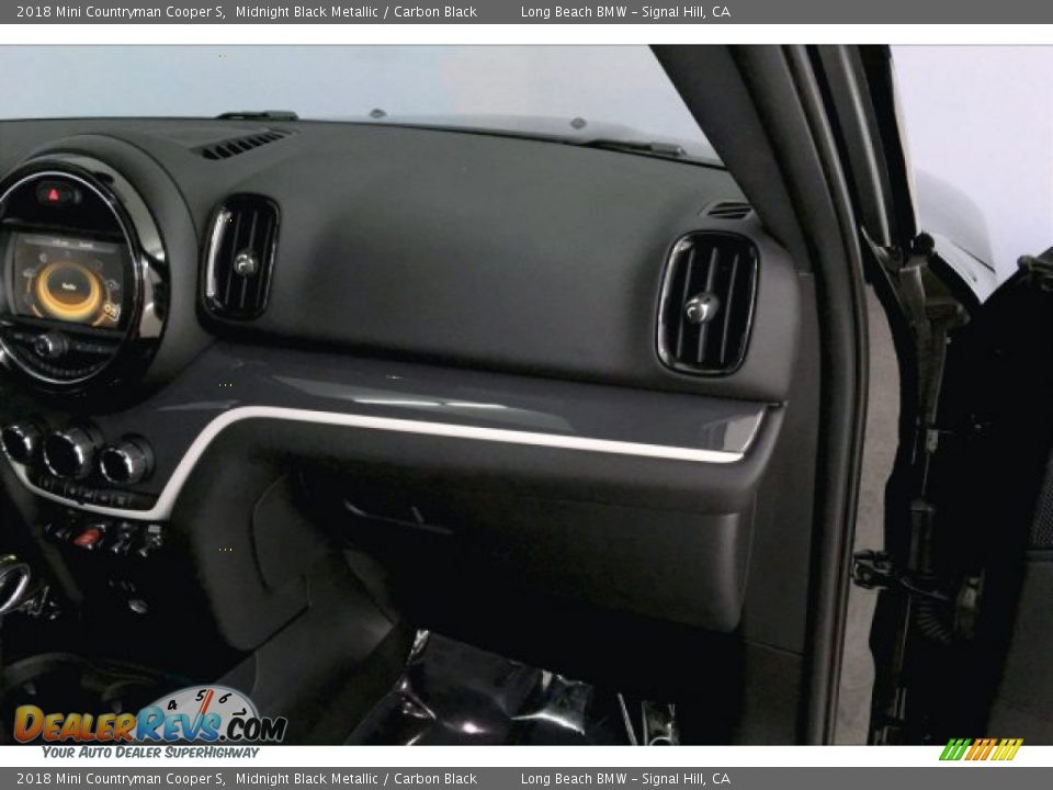 2018 Mini Countryman Cooper S Midnight Black Metallic / Carbon Black Photo #24