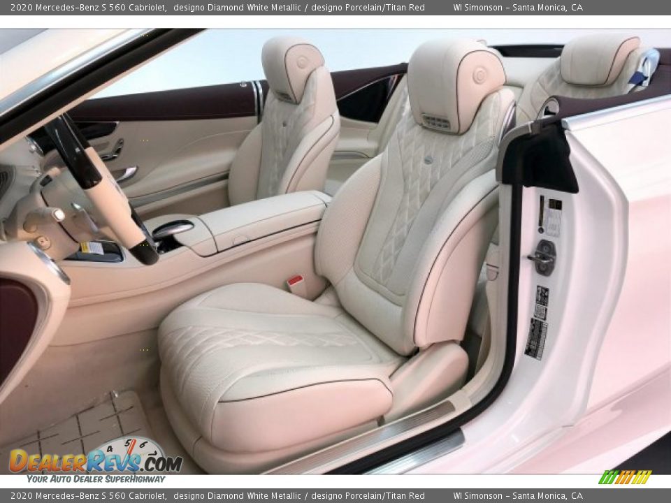 Front Seat of 2020 Mercedes-Benz S 560 Cabriolet Photo #14