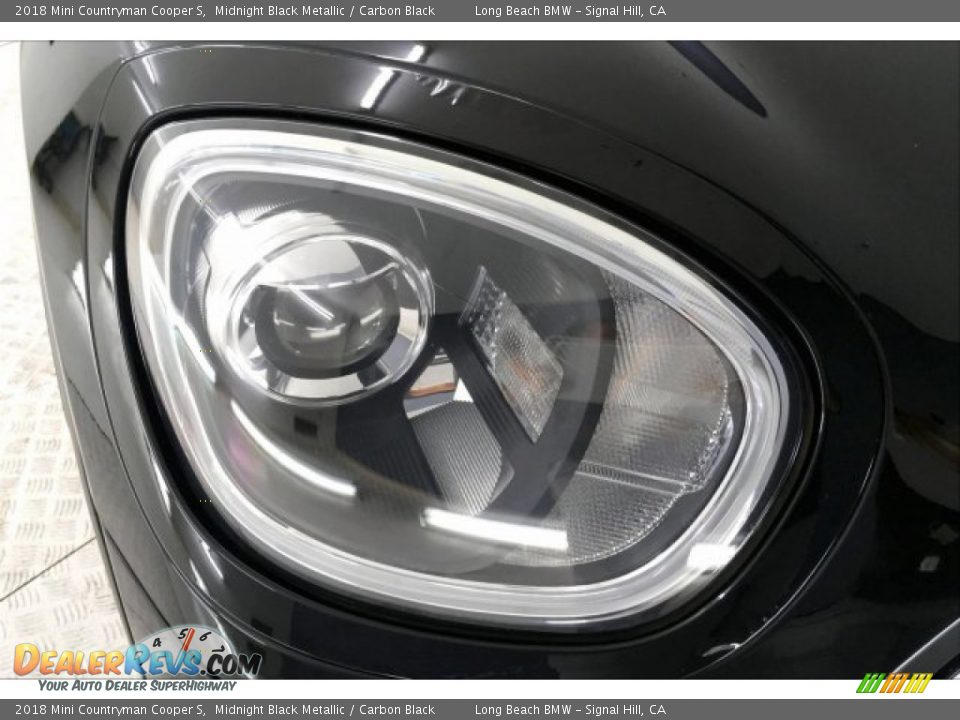 2018 Mini Countryman Cooper S Midnight Black Metallic / Carbon Black Photo #28