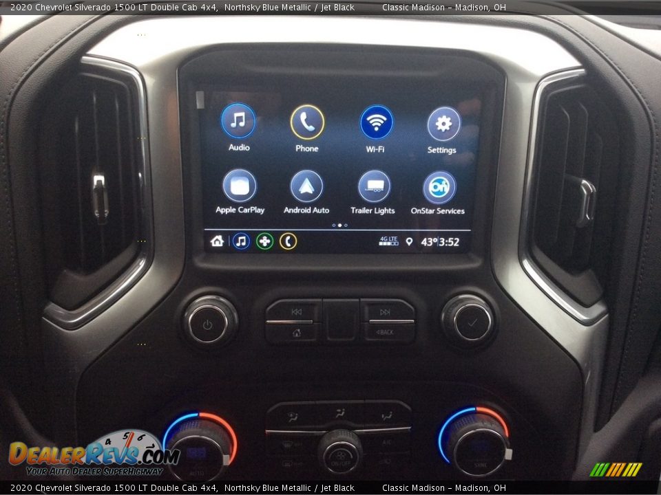 2020 Chevrolet Silverado 1500 LT Double Cab 4x4 Northsky Blue Metallic / Jet Black Photo #14