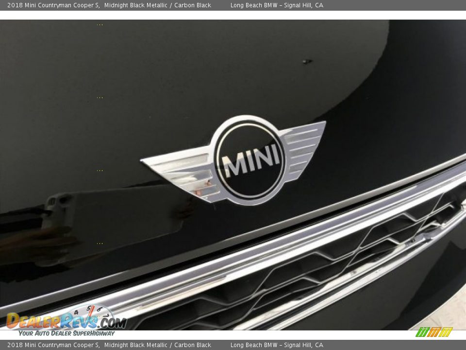 2018 Mini Countryman Cooper S Midnight Black Metallic / Carbon Black Photo #29