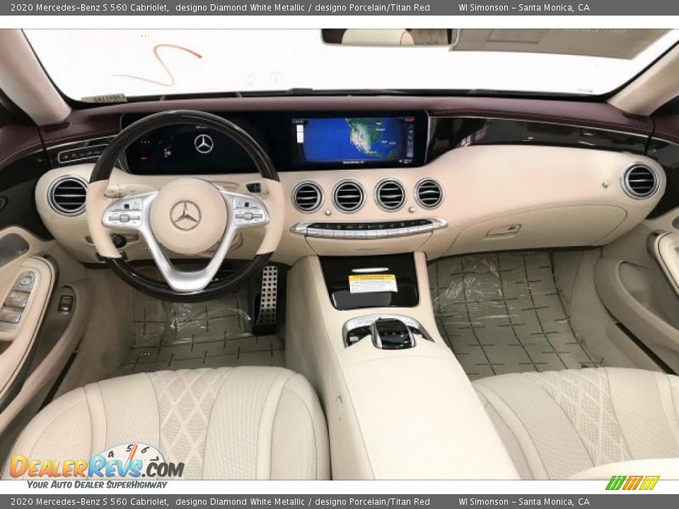 Dashboard of 2020 Mercedes-Benz S 560 Cabriolet Photo #17