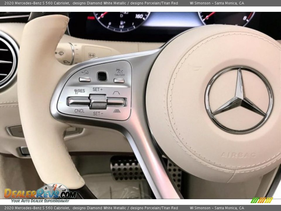 2020 Mercedes-Benz S 560 Cabriolet Steering Wheel Photo #18