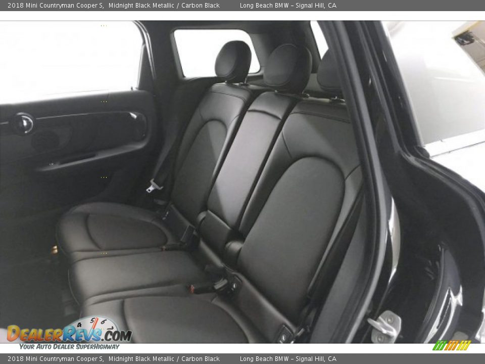 2018 Mini Countryman Cooper S Midnight Black Metallic / Carbon Black Photo #33