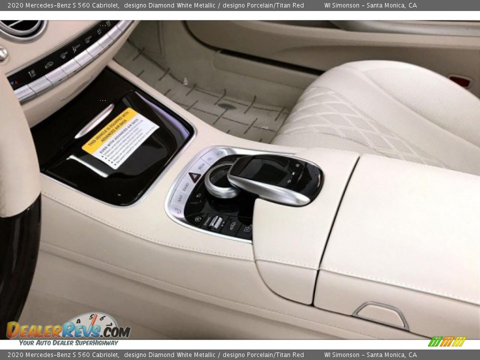 Controls of 2020 Mercedes-Benz S 560 Cabriolet Photo #23