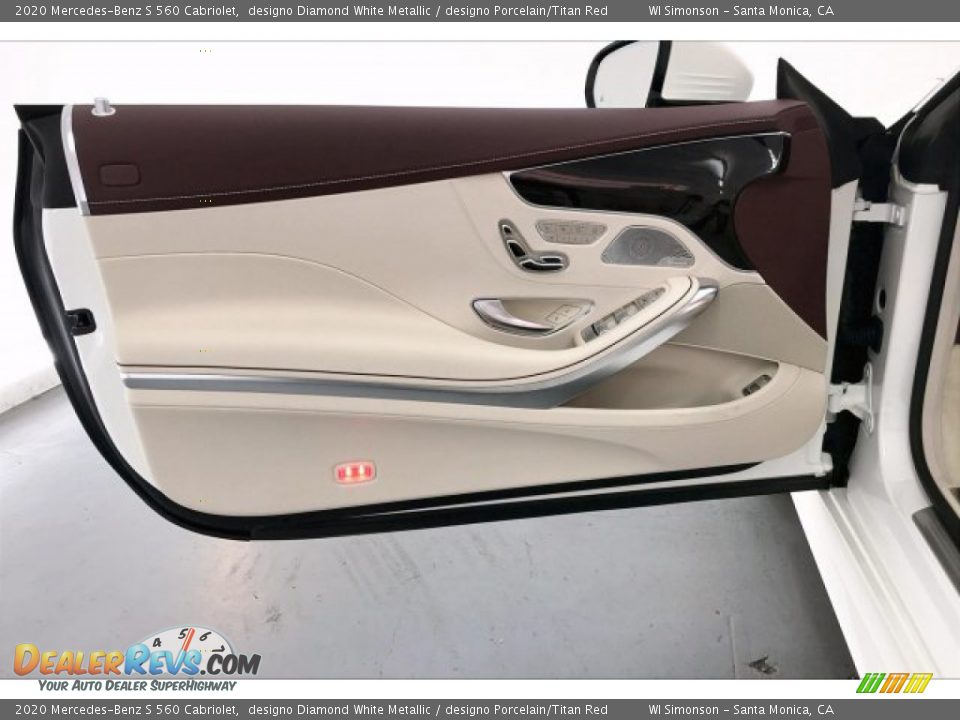 Door Panel of 2020 Mercedes-Benz S 560 Cabriolet Photo #25