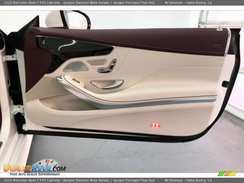 Door Panel of 2020 Mercedes-Benz S 560 Cabriolet Photo #29