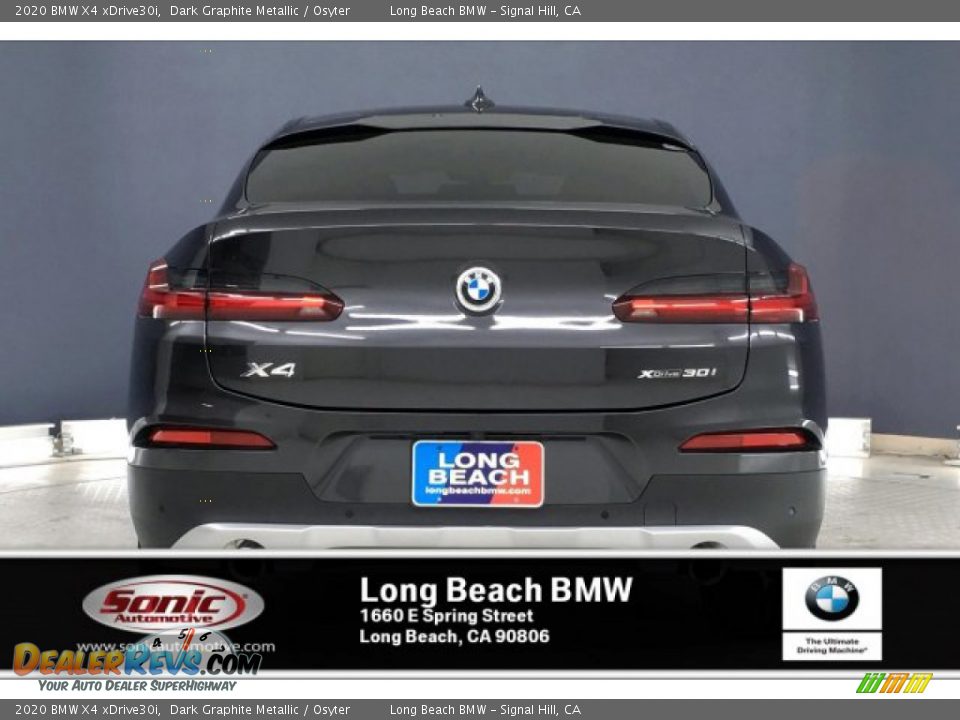 2020 BMW X4 xDrive30i Dark Graphite Metallic / Osyter Photo #3
