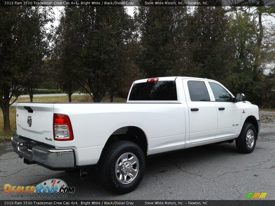 2019 Ram 3500 Tradesman Crew Cab 4x4 Bright White / Black/Diesel Gray Photo #6