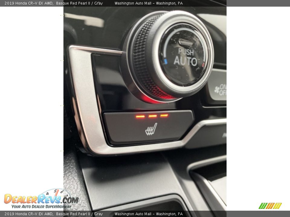 2019 Honda CR-V EX AWD Basque Red Pearl II / Gray Photo #36
