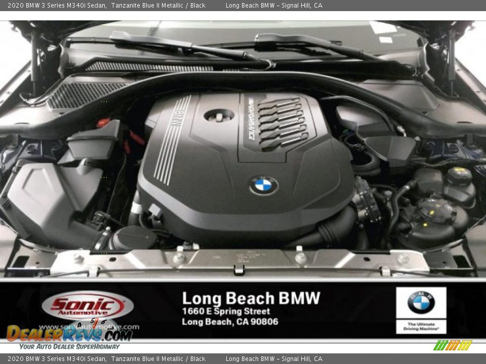 2020 BMW 3 Series M340i Sedan Tanzanite Blue II Metallic / Black Photo #8