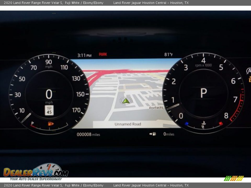 2020 Land Rover Range Rover Velar S Fuji White / Ebony/Ebony Photo #13