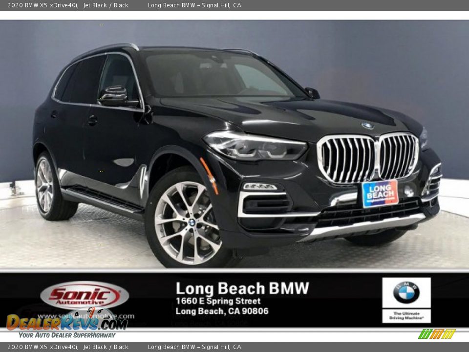 2020 BMW X5 xDrive40i Jet Black / Black Photo #1
