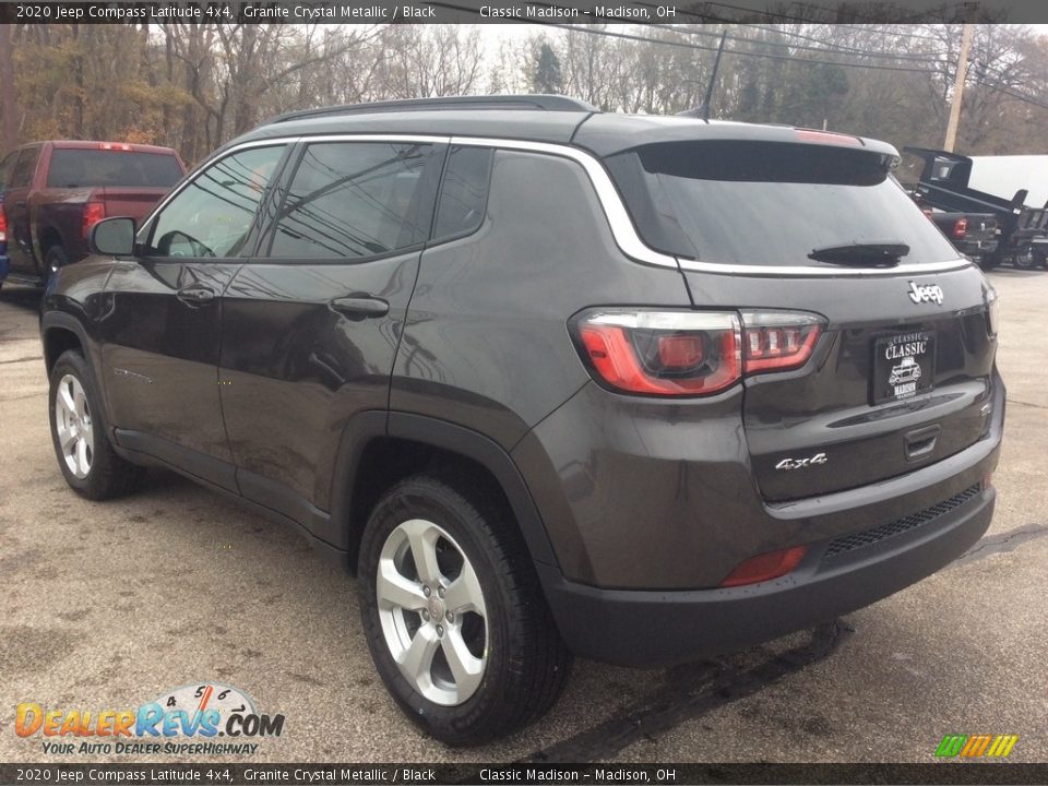 2020 Jeep Compass Latitude 4x4 Granite Crystal Metallic / Black Photo #7