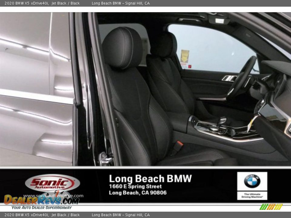 2020 BMW X5 xDrive40i Jet Black / Black Photo #7