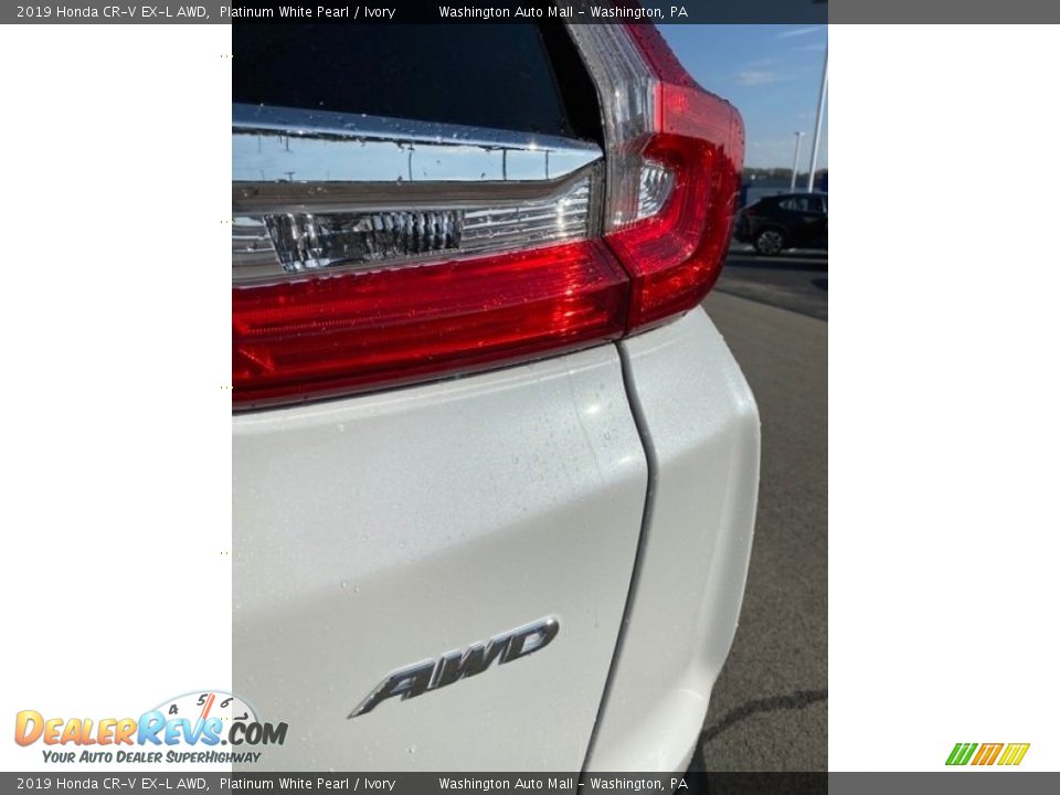 2019 Honda CR-V EX-L AWD Platinum White Pearl / Ivory Photo #23