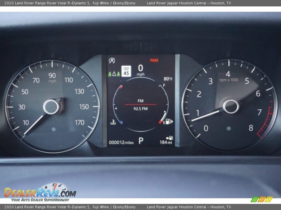 2020 Land Rover Range Rover Velar R-Dynamic S Fuji White / Ebony/Ebony Photo #13