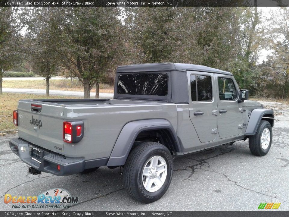 2020 Jeep Gladiator Sport 4x4 Sting-Gray / Black Photo #6