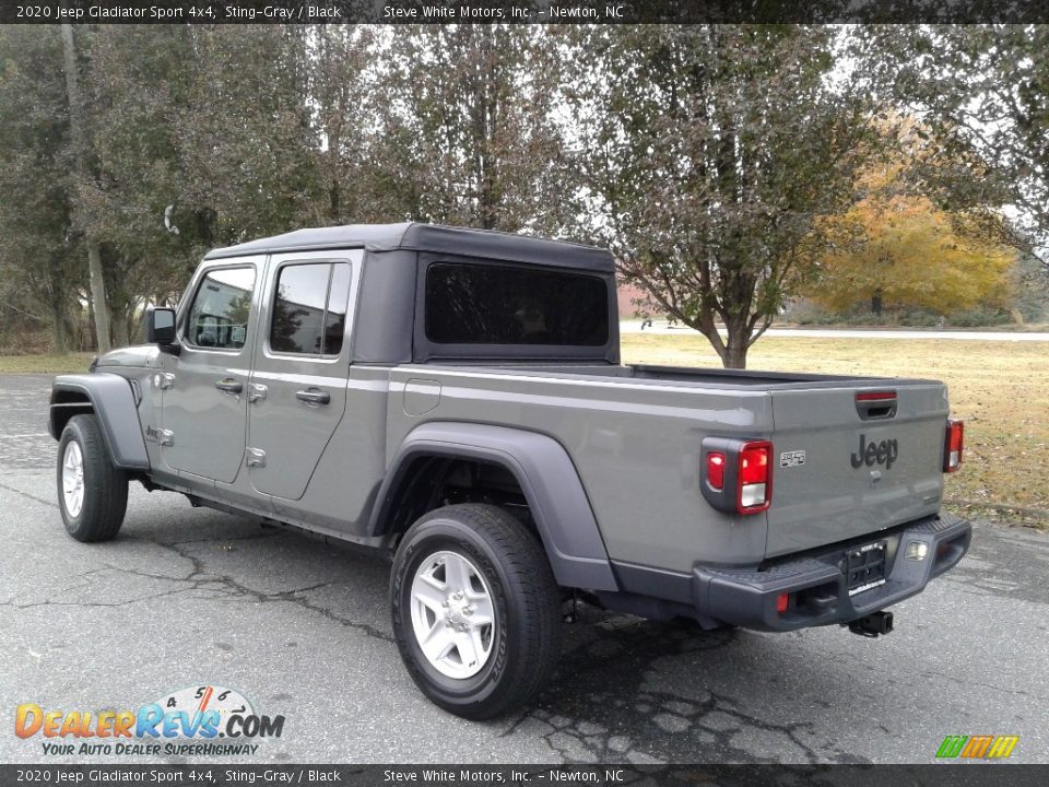 2020 Jeep Gladiator Sport 4x4 Sting-Gray / Black Photo #8