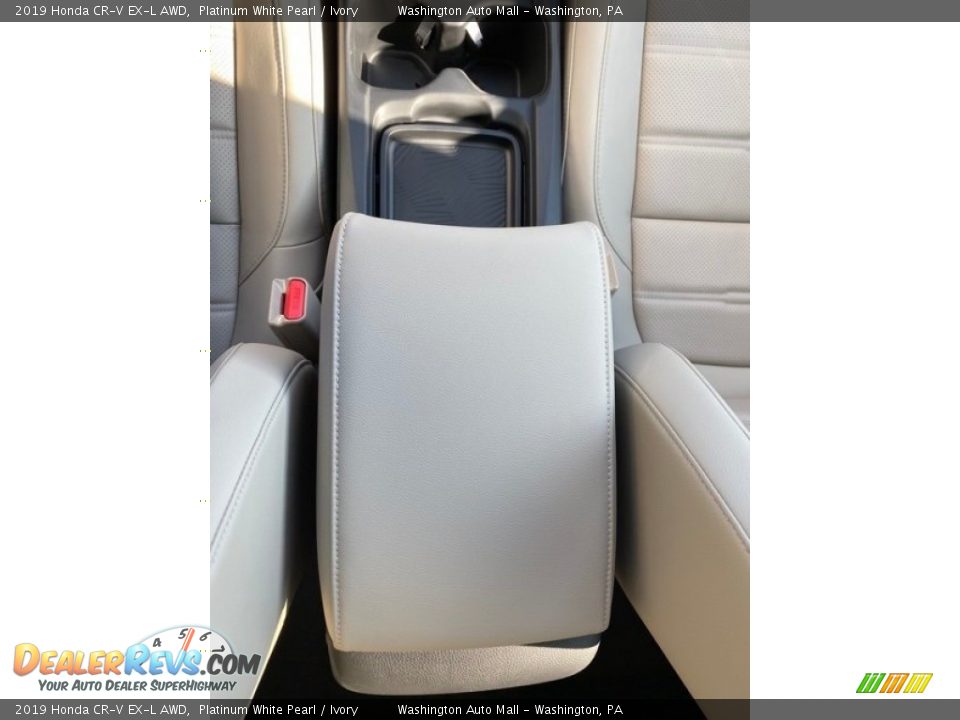 2019 Honda CR-V EX-L AWD Platinum White Pearl / Ivory Photo #36