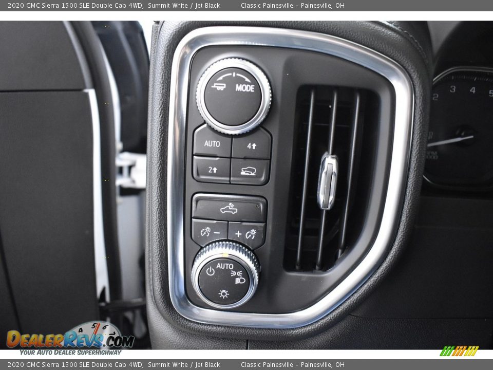 2020 GMC Sierra 1500 SLE Double Cab 4WD Summit White / Jet Black Photo #6