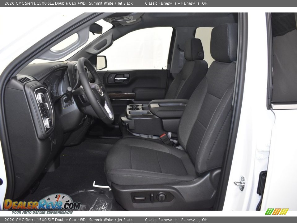2020 GMC Sierra 1500 SLE Double Cab 4WD Summit White / Jet Black Photo #8