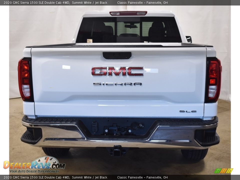 2020 GMC Sierra 1500 SLE Double Cab 4WD Summit White / Jet Black Photo #11