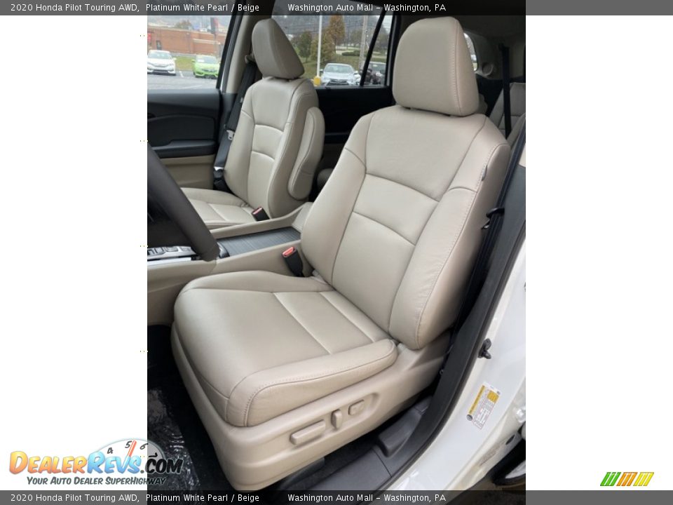 Front Seat of 2020 Honda Pilot Touring AWD Photo #14