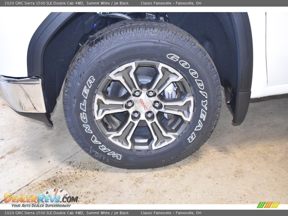 2020 GMC Sierra 1500 SLE Double Cab 4WD Summit White / Jet Black Photo #13