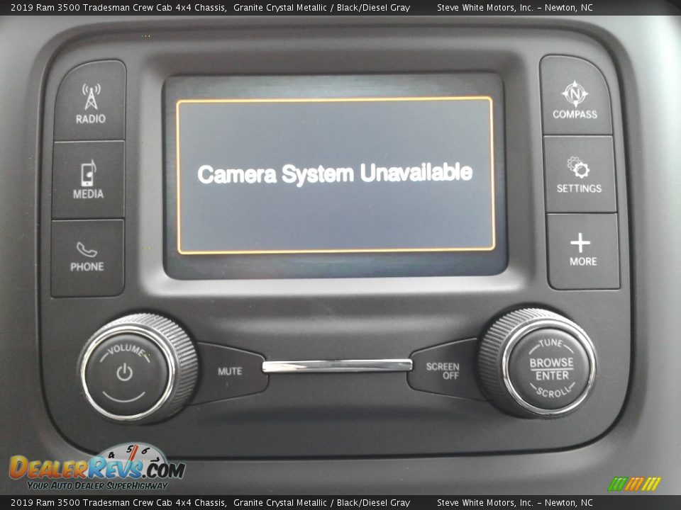 2019 Ram 3500 Tradesman Crew Cab 4x4 Chassis Granite Crystal Metallic / Black/Diesel Gray Photo #19