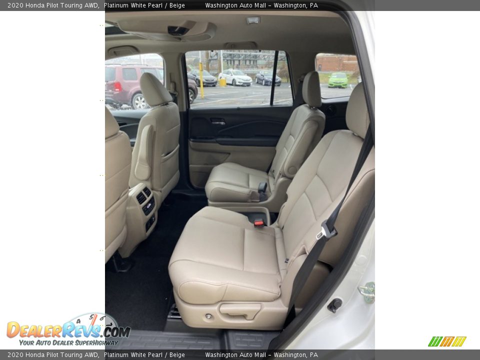 Rear Seat of 2020 Honda Pilot Touring AWD Photo #19