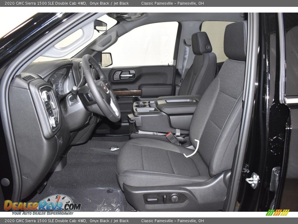 2020 GMC Sierra 1500 SLE Double Cab 4WD Onyx Black / Jet Black Photo #9