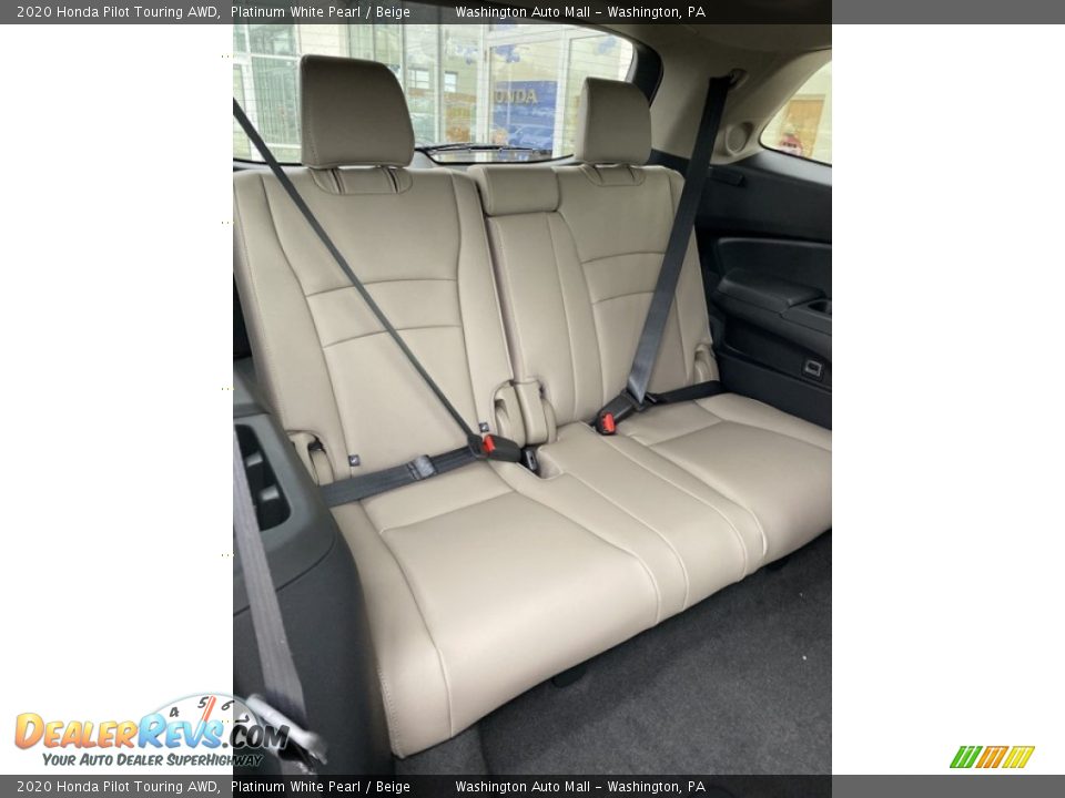 Rear Seat of 2020 Honda Pilot Touring AWD Photo #30