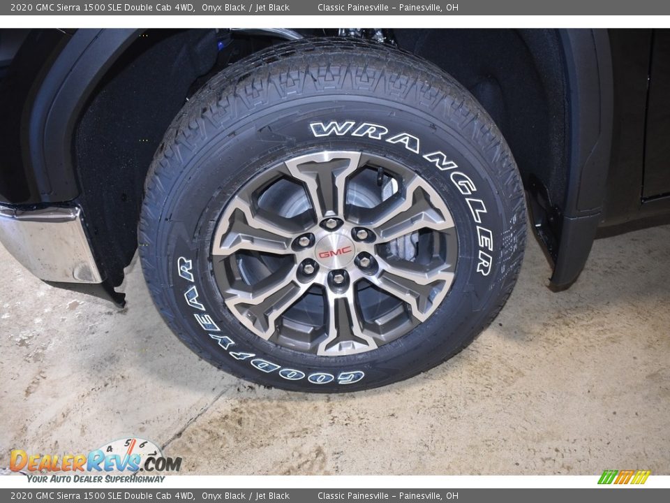 2020 GMC Sierra 1500 SLE Double Cab 4WD Onyx Black / Jet Black Photo #14