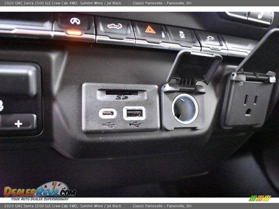 2020 GMC Sierra 1500 SLE Crew Cab 4WD Summit White / Jet Black Photo #6