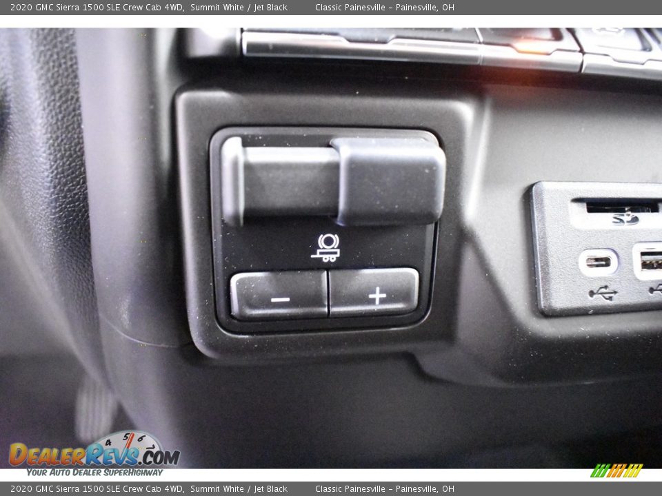 2020 GMC Sierra 1500 SLE Crew Cab 4WD Summit White / Jet Black Photo #7