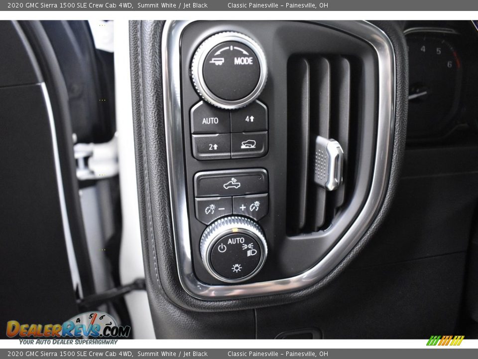 2020 GMC Sierra 1500 SLE Crew Cab 4WD Summit White / Jet Black Photo #8