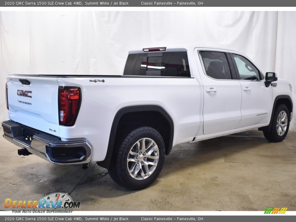2020 GMC Sierra 1500 SLE Crew Cab 4WD Summit White / Jet Black Photo #11